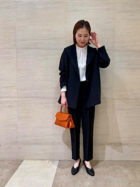 「アイテム（セットアップ）」を使った、kurataniさん（レディース・165cm）の冬コーディネート