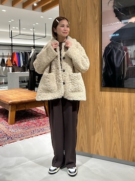 「アイテム（バレッタ/ヘアクリップ）」を使った、kurataniさん（レディース・165cm・30代）の秋コーディネート