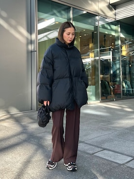 「アイテム（バレッタ/ヘアクリップ）」を使った、kurataniさん（レディース・165cm）の秋コーディネート