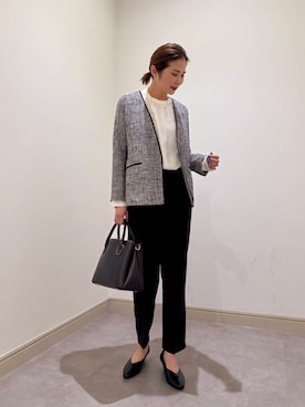 「アイテム（セットアップ）」を使った、kurataniさん（レディース・165cm）の冬コーディネート