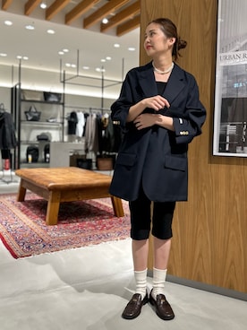 「URBAN RESEARCH（アーバンリサーチ）のアイテム（タンクトップ）」を使った、kurataniさん（レディース・165cm）の秋コーディネート