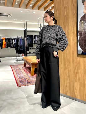 「アイテム（ローファー）」を使った、kurataniさん（レディース・165cm・40代）の冬コーディネート