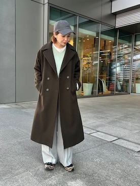 スーパー140 ベルテッドチェスターコート アーバンリサーチ] ジャケット コート スーパー140 ベルテッド