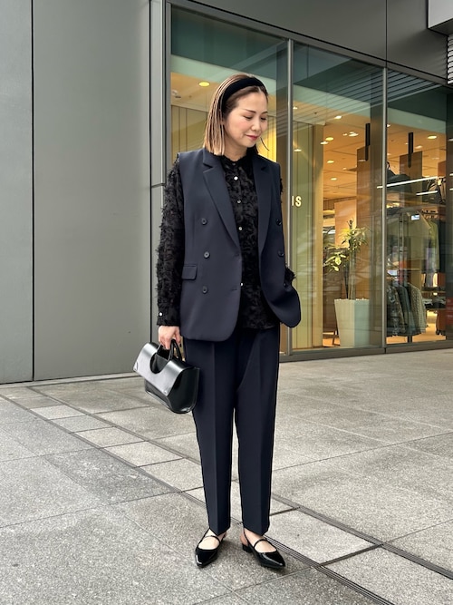 アーバンリサーチ　カットジャガードバンドカラーシャツ カットジャガードバンドカラーシャツ（シャツ/ブラウス）｜URBAN