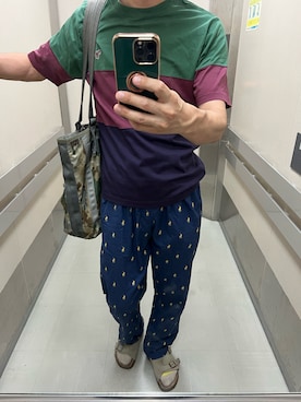 「PS Paul Smith（ピーエスポールスミス）のアイテム」を使った、まいけるさん（メンズ・177cm）の夏コーディネート