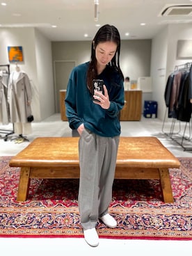 「REPRODUCTION OF FOUND（リプロダクションオブファウンド）のアイテム」を使った、OHBUCHI TAKUYAさん（メンズ・170cm）の春コーディネート