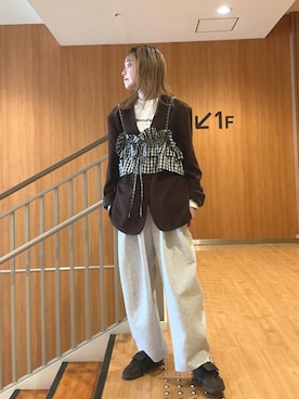 minakoさん(レディース・160cm)の冬コーディネート