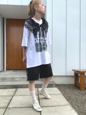 「プチプラミックス」｜minakoさん（レディース・160cm）の夏コーディネート