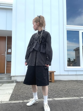 「アイテム（キャミソール）」を使った、minakoさん（レディース・160cm）の秋コーディネート