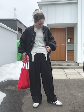 minakoさん（レディース・160cm）の冬コーディネート