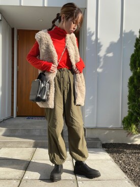 minakoさん（レディース・160cm）の秋コーディネート