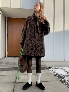 minakoさん（レディース・160cm）の冬コーディネート