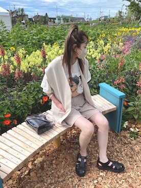 minakoさん（レディース・160cm）の夏コーディネート