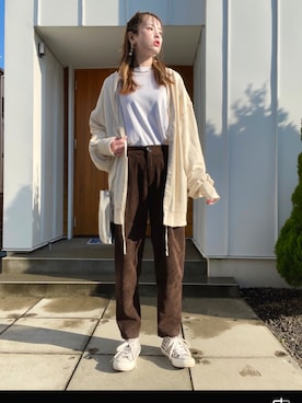 minakoさん（レディース・160cm）の秋コーディネート