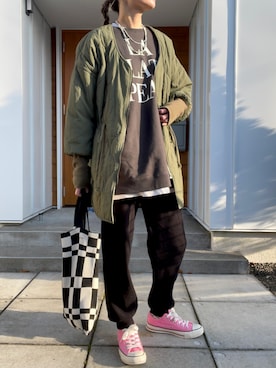 minakoさん（レディース・160cm）の秋コーディネート