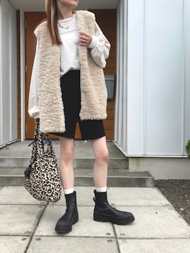 minakoさん（レディース・160cm）の秋コーディネート