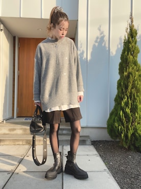 minakoさん（レディース・160cm）の秋コーディネート