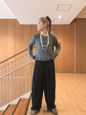 「LOWRYS FARM（ローリーズファーム）のアイテム」を使った、minakoさん（レディース・160cm）の秋コーディネート