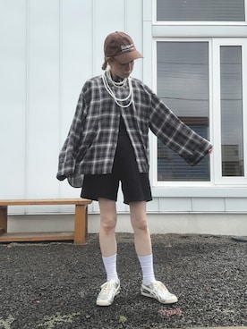 「プチプラミックス」｜minakoさん（レディース・160cm）の夏コーディネート