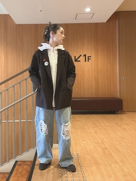 minakoさん（レディース・160cm）の冬コーディネート