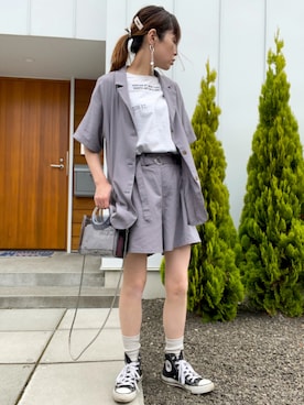 minakoさん（レディース・160cm）の夏コーディネート