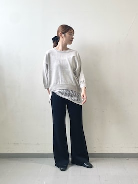 「URBAN RESEARCH DOORS（アーバンリサーチドアーズ）のアイテム（バンダナ/スカーフ）」を使った、nagomiさん（レディース・155cm）の秋コーディネート