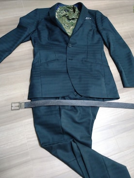 「アイテム（スーツセット）」を使った、maxverreさん（メンズ・182cm）の秋コーディネート