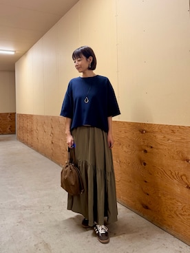 「イエベ春」｜えみさん（レディース・163cm）の秋コーディネート