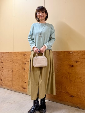 「ITEMS URBANRESEARCH（アイテムズ アーバンリサーチ）のアイテム」を使った、emi0617さん（レディース・163cm）の春コーディネート