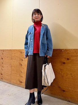 emi0617さん（レディース・163cm）の冬コーディネート