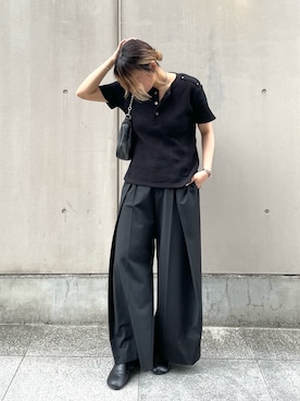 「Lui's（ルイス）のアイテム（シューズ）」を使った、mana.さん（レディース・160cm）の春コーディネート