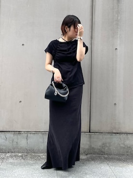 「Lui's（ルイス）のアイテム」を使った、mana.さん（レディース・160cm）の夏コーディネート