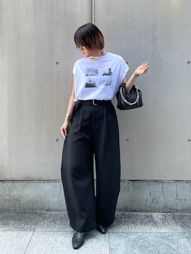 「Lui's（ルイス）のアイテム」を使った、mana.さん（レディース・160cm）の夏コーディネート