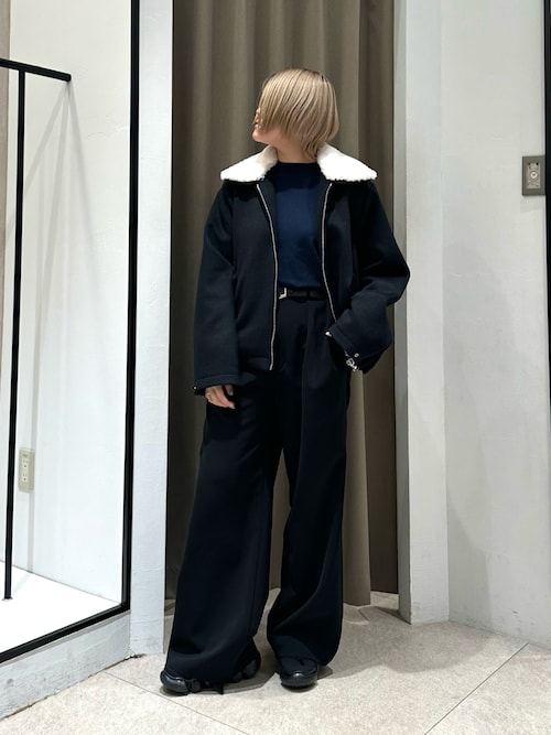 ダブルクロス2タックワイドスラックス（スラックス）｜Lui's（ルイス