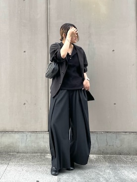 「Lui's（ルイス）のアイテム（シューズ）」を使った、mana.さん（レディース・160cm）の春コーディネート