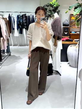 「アイテム（アクセサリー）」を使った、みーこさん（レディース・162cm）の冬コーディネート