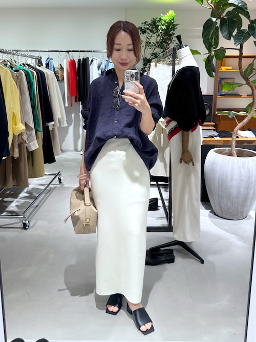 Lサイズも登場！】ポンチZIPタイトスカート（スカート）｜LOUNGEDRESS