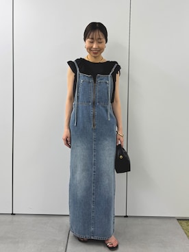 「おとなコーデ」｜河原実以子さん（レディース・162cm）の夏コーディネート