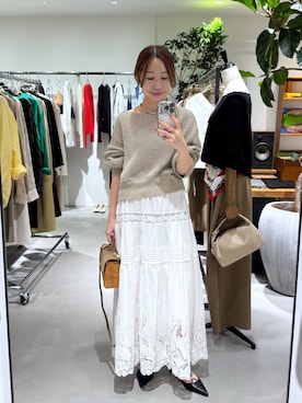 「LOUNGEDRESS（ラウンジドレス）のアイテム」を使った、みーこさん（レディース・162cm）の春コーディネート