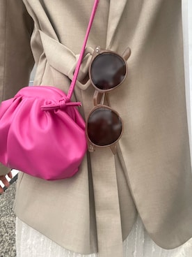 「H&M（エイチ・アンド・エム）のアイテム（ジャケット/アウター）」を使った、yanyuiさん（レディース・158cm）の夏コーディネート