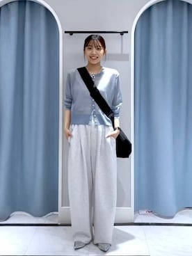 「LOWRYS FARM（ローリーズファーム）のLFポーチツキショルダー 284037（ショルダーバッグ）」を使った、yanyuiさん（レディース・158cm）の春コーディネート