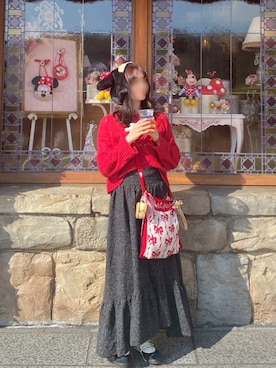 「アイテム（バレエシューズ）」を使った、ayu.  さん（レディース・169cm）の秋コーディネート