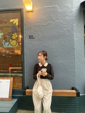 🦏さん（レディース・162cm）の秋コーディネート