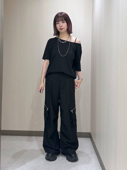 ページボーイ　スーパーボリュームギャザーカーゴパンツ PAGEBOY（ページボーイ）の「スーパーボリュームギャザーパンツ