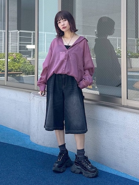 「アイテム（アクセサリー）」を使った、まいてぃさん（レディース・158cm・20代）の夏コーディネート