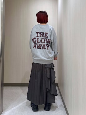 「アイテム（スウェット）」を使った、まいてぃさん（レディース・158cm・20代）の秋コーディネート