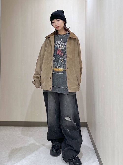 セール】《UNISEX》ソフトスウェードブルゾン（ブルゾン