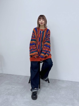 「PBLIM（ページボーイリム）のアイテム（アクセサリー）」を使った、まいてぃさん（レディース・158cm）の秋コーディネート