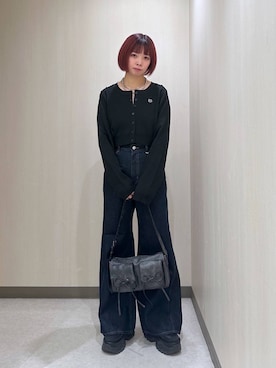 「JEANASIS（ジーナシス）のランダムアウトソールスニーカー/968688（スニーカー）」を使った、まいてぃさん（レディース・158cm）の秋コーディネート