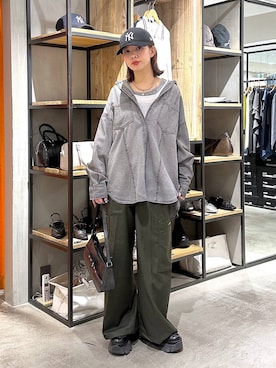 「PAGEBOY（ページボーイ）のアイテム（帽子）」を使った、まいてぃさん（レディース・158cm）の冬コーディネート